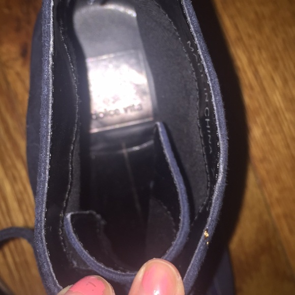 Blue Dolce Vita Heeled Booties - Picture 5 of 7